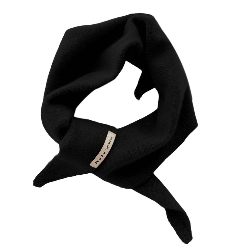 Wolle Dreieckstuch für Damen Britischer Strickpullover Schal Weich Warm Downtown Girl Schal Kleidung Dekorative Stola Accessoires