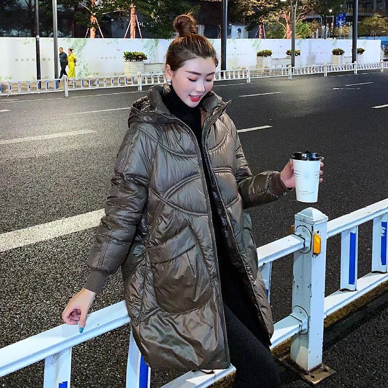 Women's All-match Western-style Padded Jacket, Women's Padded Jacket, Loose Bread Jacket, Mid-length Padded Jacket