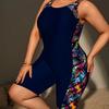 Costume da bagno sexy a vita alta da donna Costume da bagno taglia grande da donna Costume da bagno da spiaggia mare Bikini