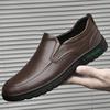 Fashion High Quality Mens Loafers Genuine Leather Men Casual Shoes Handmade Moccasins Breathable Male Walking Shoes Comfort Travel Flats