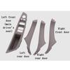 Left Hand Drive LHD For BMW 5 Series F10 F11 Gray Beige Black Car Interior Inner Door Handle Panel Pull Trim Cover