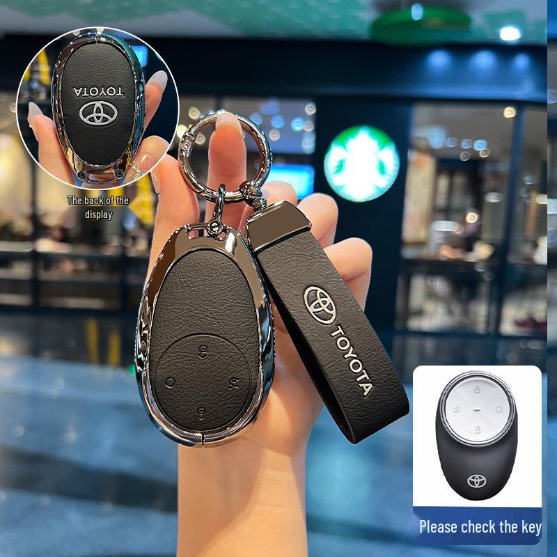 Toyota BZ3X Platinum Key Case with Remote Control Shell for 2025 Models
