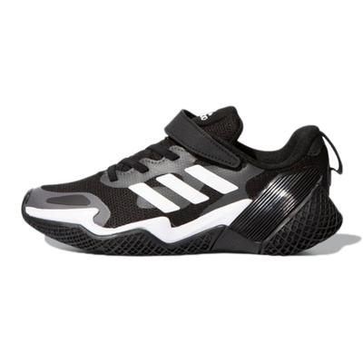 4Uture Runner Sport K Low Top Running Shoes Black White Kids' Sneakers GZ7737