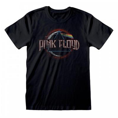 Pink Floyd Unisex Voksen Dark Side Of The Moon Circle T-skjorte