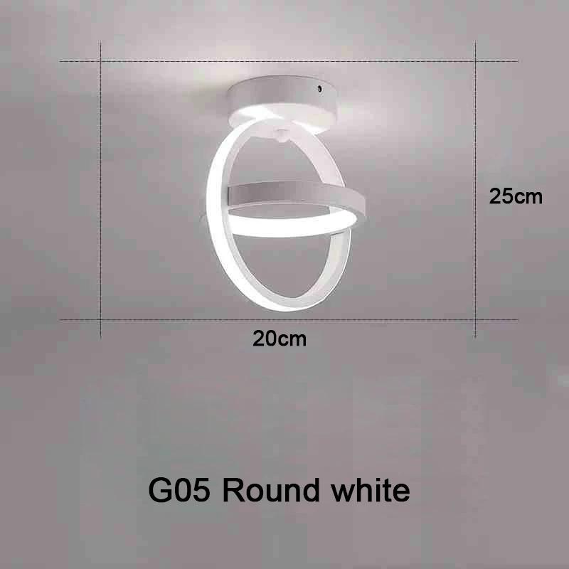 Modern LED Aisle Ceiling Lights Nodic Home Lighting Led Surface Mounted for Bedroom Living Room Corridor Light 3-color Lighting