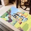 Fox Friends Adventure Area Rug Design for Decorate room Game Room Entryway Kitchen Antislip Carpet Office home decor