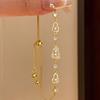 K Genuine Gold Electroplated Zircon Pearl Gourd Bracelet New Chinese Elegant Temperament Bracelet Light Luxury High-End Jewelry