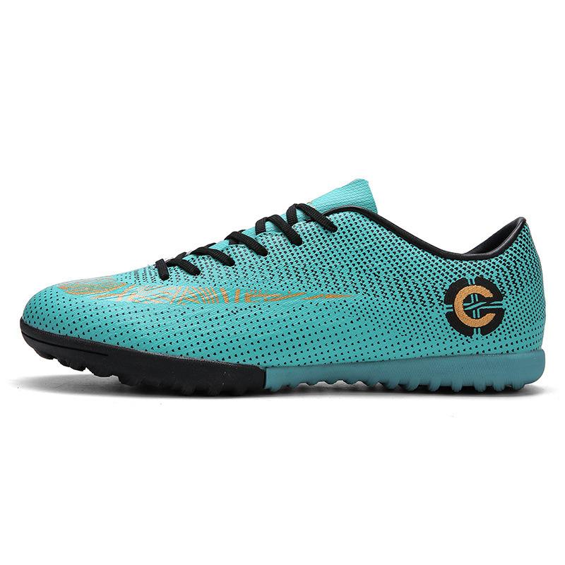 Soccer Shoes Low-top Indoor and Outdoor Soccer Shoes Men's Long and Short Nails FTSG Shredded Nails Training Bottom Soccer Shoes