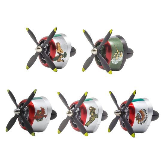 P-47 Stíhací letoun Klip do průduchu s vůní Klasický model letadla Dekorace do auta Otáčivá vrtule & Uvolňování vůně Univerzální ozdoba pro většinu průduchů