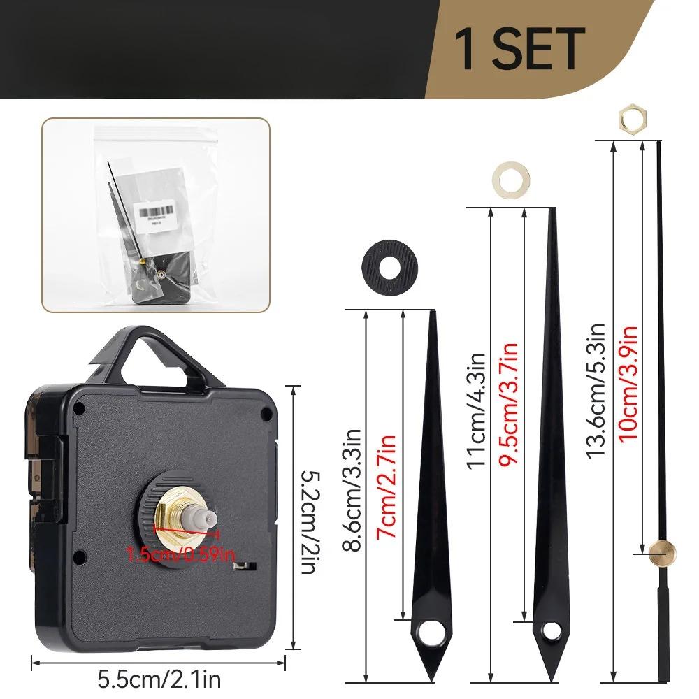 

5168 Silent Quartz Clock Movement Motor - DIY Replacement Repair Mechanism Kit