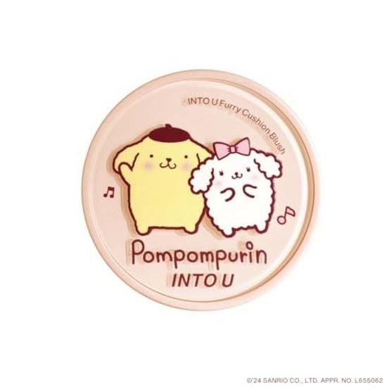 INTO U CinnamonrollPompompurin Collaboration Furry Cushion Blush Cheek All 3 Colors (FB02 Sunny Apricot free)