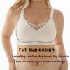 200 Catties Women's Large Size Underwear Large Chest Small Anti-sagging Bra Large Cup Thin Vest