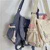 Nylonové kabelky Taška přes rameno Velkokapacitní crossbody kabelky pro dospívající dívky Muži Harajuku Messenger Bag Studentské školní tašky Sac