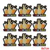 10 Pcs/lot Embroidery Patch Iron On Patches For Clothing Patches On Clothes Jackets Decor Applique Sew Supplies