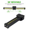 Rechargeable LED Work Lights 6 Modes Foldtable Flashlight with Magnetic Hanging Hook Type-C USB Charging for Camping Car Repair Workshop Emergency