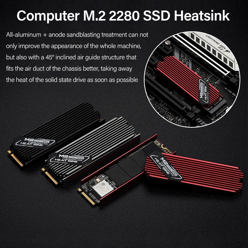 For PS5 Drives Radiator Cooling M.2 NGFF Heat Sink SSD Heatsink M.2 NVME Cooler M.2 2280 Heat Sink