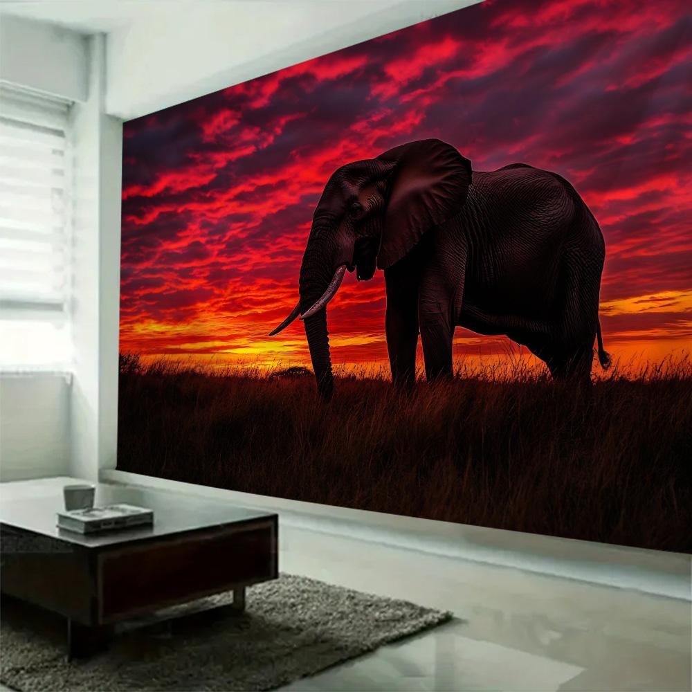 Elephant Mandala Tapestry Wall Hanging Abstract Psychedelic Witchcraft Bohemian Hippie Tapiz Living Room Home Decoration