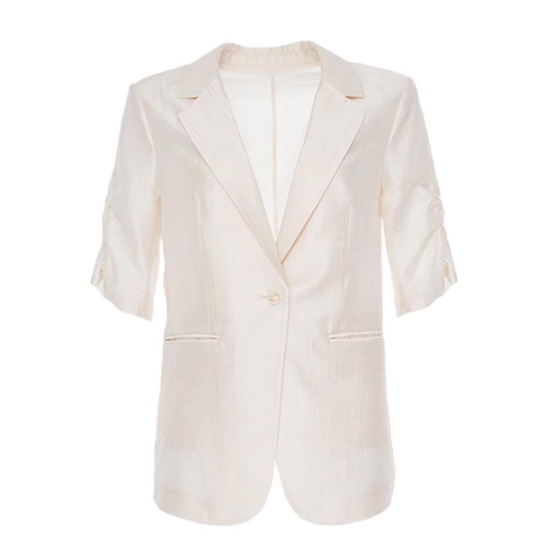 

Women s Lyocell Half-Sleeve Blazer M