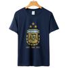 Argentina 1978 1986 2022 Three Times T-Shirt Printed Shoulder Off Short Sleeve T-shirt