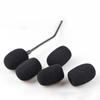 Microphone Cover 40PCS Microphone Sponge Lapel Microphone Sponge Windshield Microphone Headset Thick Washable Inner Diameter 40pcs Black Diameter