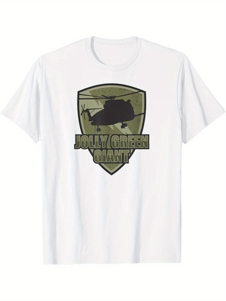 HH-3E Jolly Green Giant Vietnam T-Shirt 100% Cotton O-Neck Short Sleeve Summer Casual Mens T-shirt Streetwear