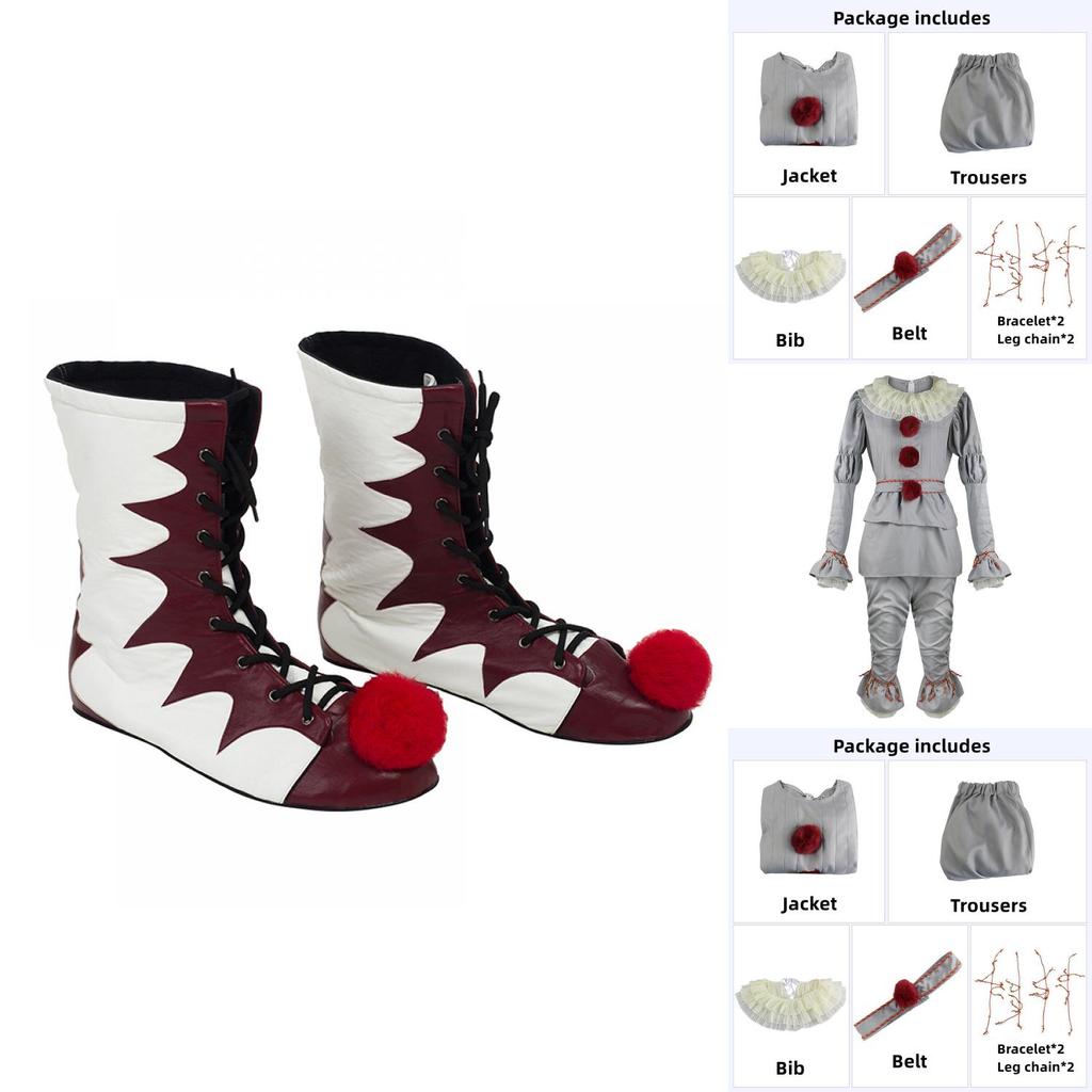 Stephen Kings Es Gruseliger Clown Joker Pennywise Cosplay Kostüm Halloween Outfits Perfekte Nähte Und Exquisite Verarbeitung