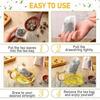 500pcs Disposable Drawstring Tea Bags for Loose Leaf Herb & Spice, Filter Sachets for Bath Cooking
