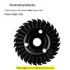 Multi-Functional Woodworking Serrated Grinding Wheel for Soft/Hardwood: Sanding, Cutting, Shaping, Polishing