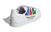 Adidas Originals Superstar Pure EI TD Slip Resistant Cushioning Low top Skateboard Shoes White Red Green FW4017