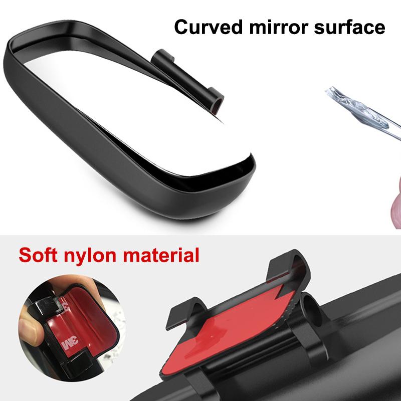 Car Blind Spot Mirror Adjustable Convex Rearview Mirror Wide Angle Mirror For Safety Parking Car Mirror
