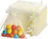 Organza Wedding Favor Drawstring Bag - Solid Color Gift & Jewelry Packaging