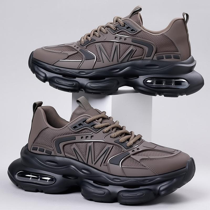 

Men s Breathable Casual Sports Shoes Are Fashionable Lightweight and Comfortable for All Seasons They Are Thick Soled Shoes 38 хаки