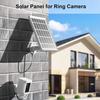 Solar Panel for Ring Camera, Camcorder Solar Charger Compatible with Ring Stick Up Cam Battery, Stick Up Cam Pro Battery, Spotlight Cam Plus Battery,