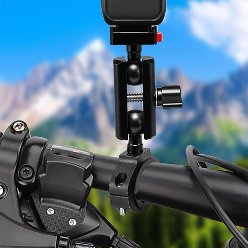 Ball Joint Phone Holder Support Suitable for Bicycles and Scooters Cycling Motorcycling Easy Installation on Handlebars
