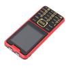 Big Key Phone Ultra Thin 2.6in 2 Flashlight BT 0.3MP Camera Voice Announcement Cell Phone 2G Red