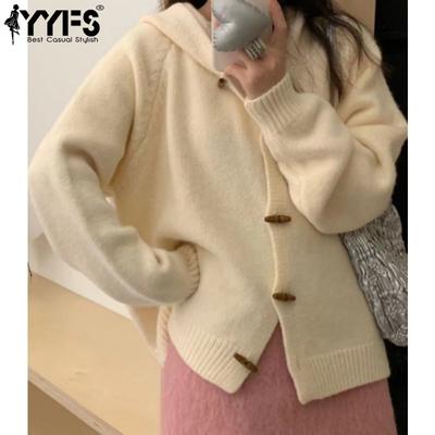 Suéteres con capucha de manga larga con estampado de colores sólidos informales de moda para mujer otoño invierno