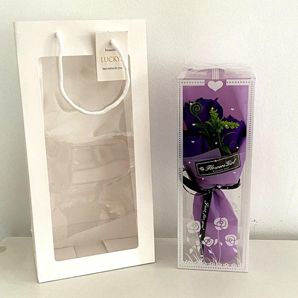 Gift Packing Roses Artificial Flowers Artificial Decorations Gift Packing Roses Wedding Decor