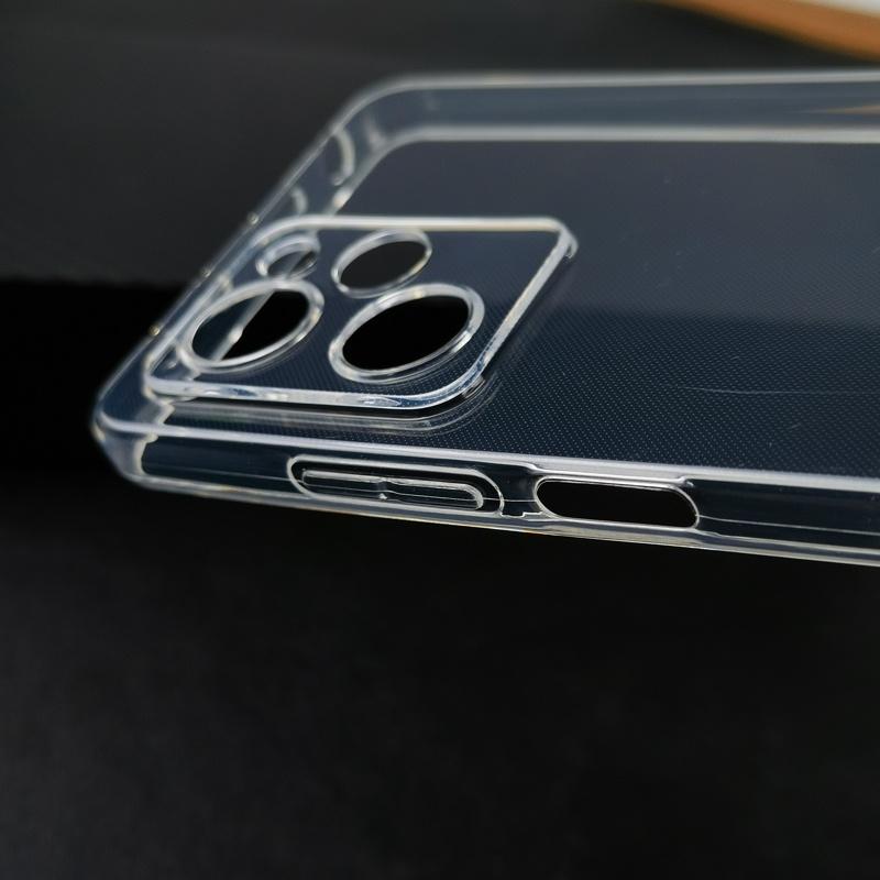 For Xiaomi Poco X5 Pro Redmi Note 12 Pro Speed 5G Slim Crystal Clear Transparent Soft TPU Back Case Protection Skin Camera Protect Cover