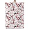 Cherry Blossom Throw Blanket Branches Flower Print Fleece Flannel Blanket Japanese Style Soft Fuzzy Blanket for Sofa Couch Bed