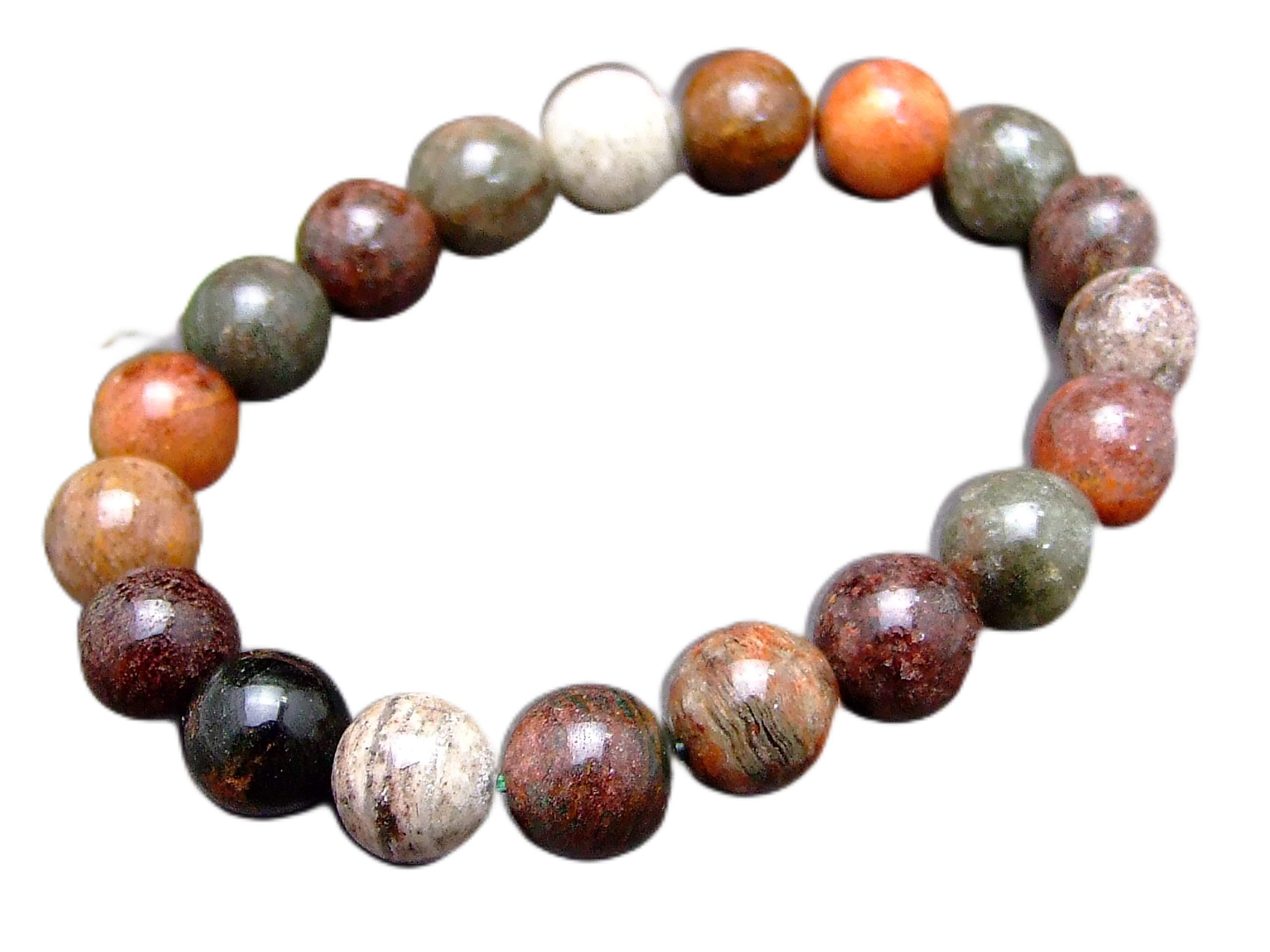 

[hinryo] 57554 10mm Garden Quartz Bracelet, 17cm Inner Diameter, with Pouch, Brazilian Origin, Authenticity Guaranteed, Natural Stone, Power Stone