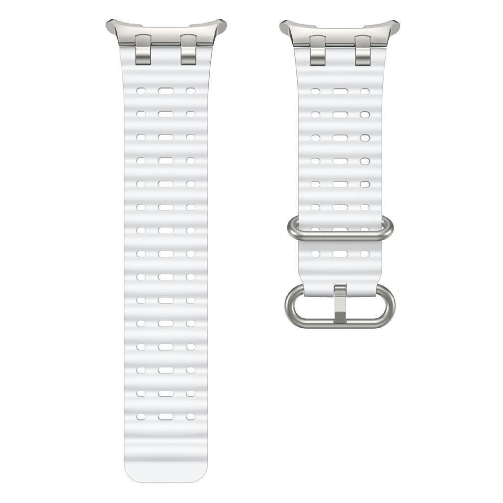 For Samsung Galaxy Watch Ultra (2025) 47mm/Watch Ultra 47mm Breathable Watch Strap Silicone Band