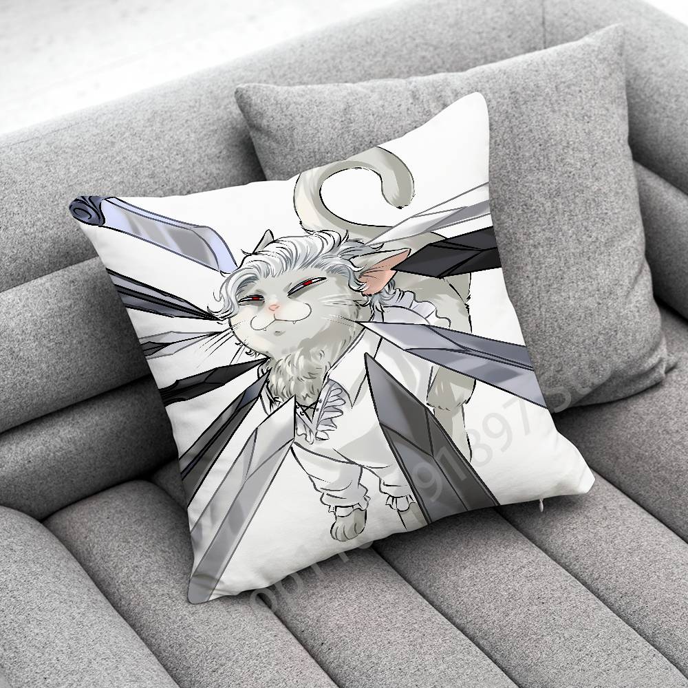 B-Baldurs G-Gate 3 Astarion Throw Pillow Case For 55x55cm 40x40cm 45x45cm 50x50cm 30x30cm Square Office Pillowship Cover