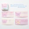 200 Pcs Hand Drawn Butterfly Sticky Notes, Pink Butterfly Origami, Handmade Non-sticky Colored Paper, Square Folded Paper Gifts