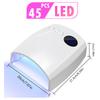 DianaBeauty UV LED Nail Lamp Rechargeable Cordless Nail Dryer with 4 Timing Modes UV Light for Manicure with 7500mAh Battery