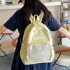 Nylon Pockets Itabag Solid Color Korean Style School Bag Fashion Jk Transparent Backpack  Girls