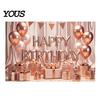 Birthday Celebration Banner Happy Backdrop, Party Photo Background Cloth for Celebration, Decorative Bunting Flag Decor Kids Women, Supplies