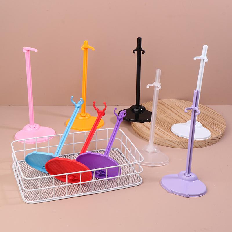 2PCS Transparent Stand Support For Dolls Holding Clear Color Toy Figure Display Holder 1/6 Doll Prop Up Mannequin Model