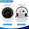 0-200KMH 85MM GPS Speedometer With GPS Antenna 7 Color Backlight 0-160MPH LED Odometer Auto Gauge For 12V 24V Car Boat Marine