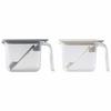 Seasoning Pot, Gray and White, Set of 2