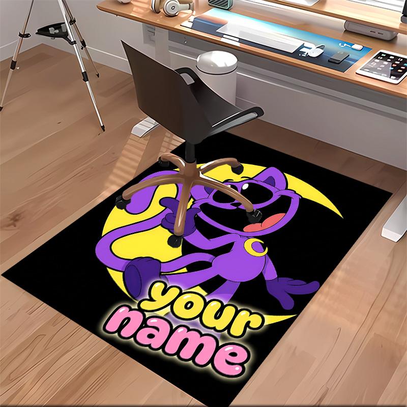 Custom personalization Smiling Critters Print Area Rug - Soft, Washable Non-Slip Indoor Mat,Living Room,Home&Office Decorative Rug
